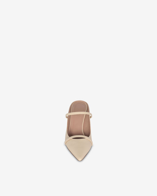 Malone Souliers x Philosophy 'Aurora' ivory nappa leather mules
