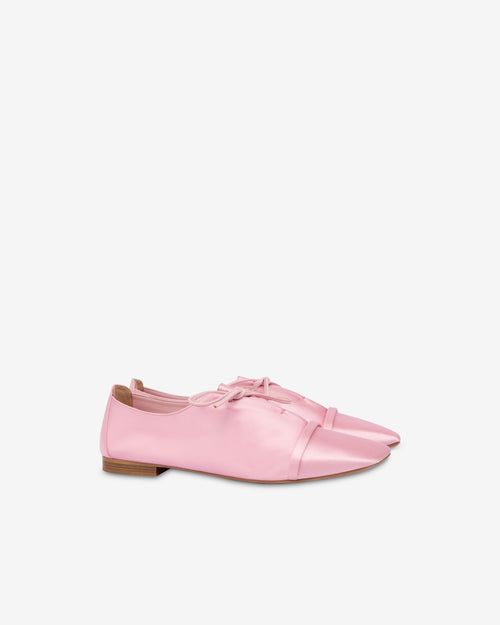 Flat shoe in duchess satin Malone Souliers x Philosophy