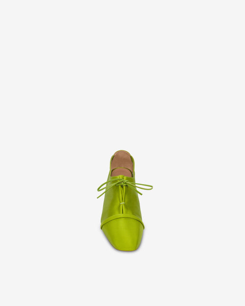 Flat shoe in duchess satin Malone Souliers x Philosophy