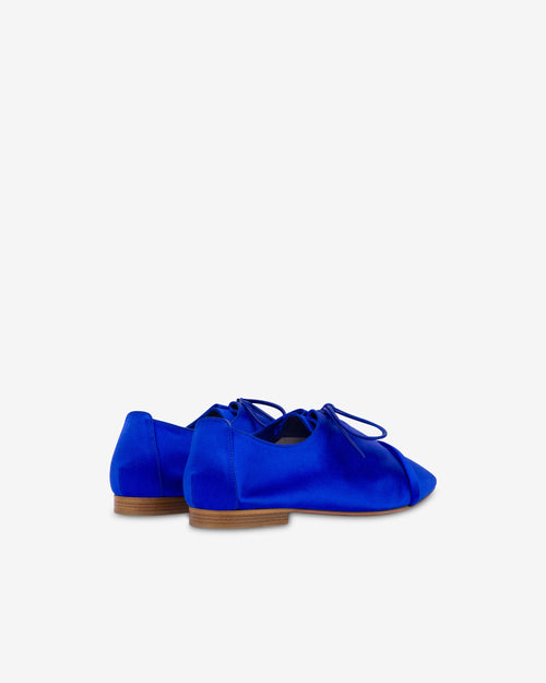 Flat shoe in duchess satin Malone Souliers x Philosophy