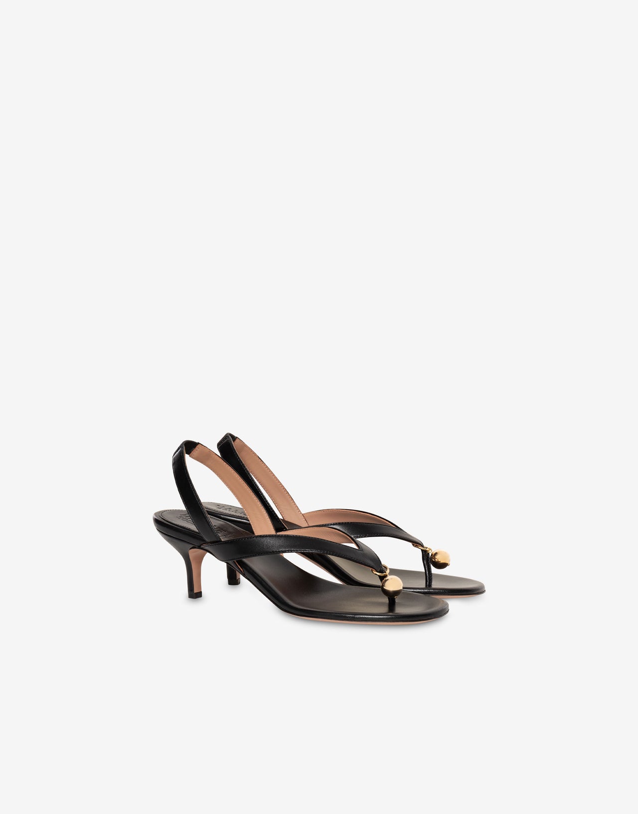 Sandale slingback «Lucie» en cuir nappa Malone Souliers x Philosophy
