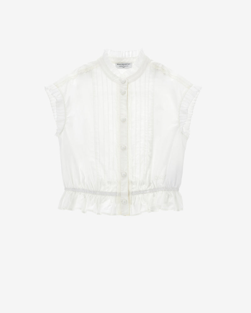 Romantic cotton kids top
