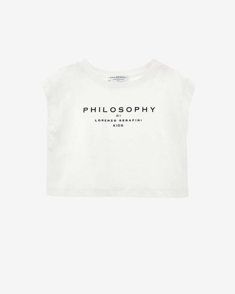 Kids cotton T-shirt with PLS logo