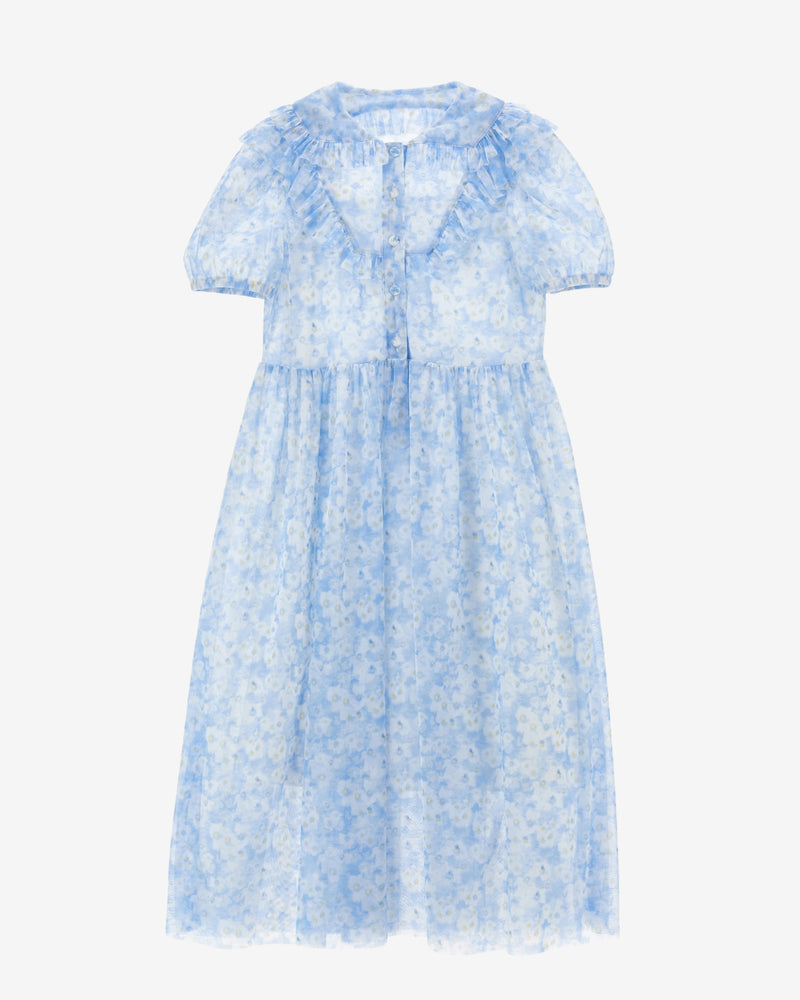 Kids elegant dress with flower print