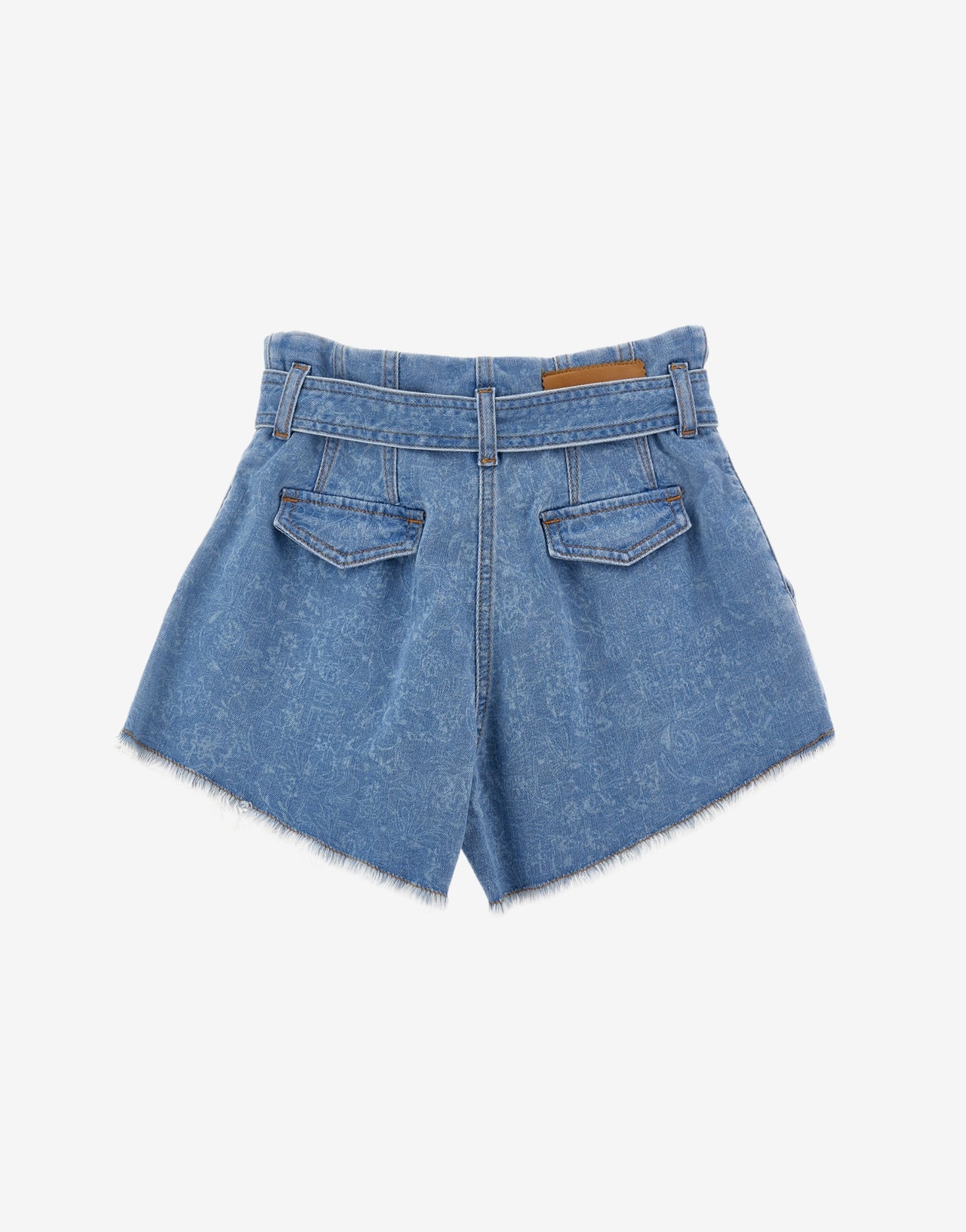 Short à nœuds en denim pour enfants 