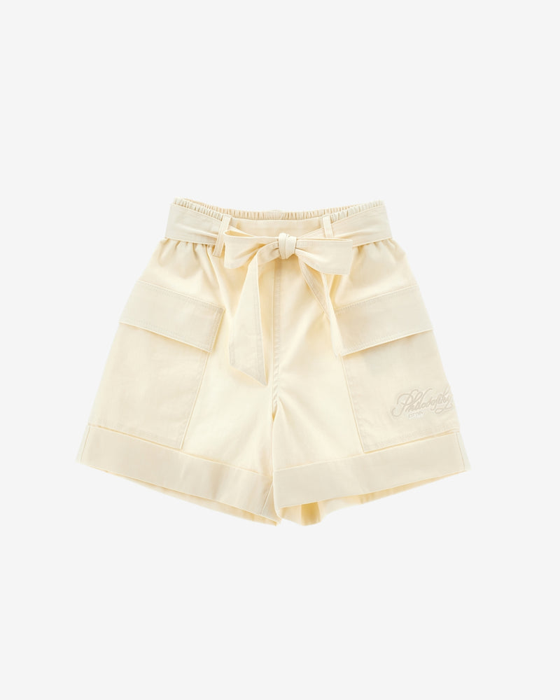 Kinder Bermudashorts mit Schärpe