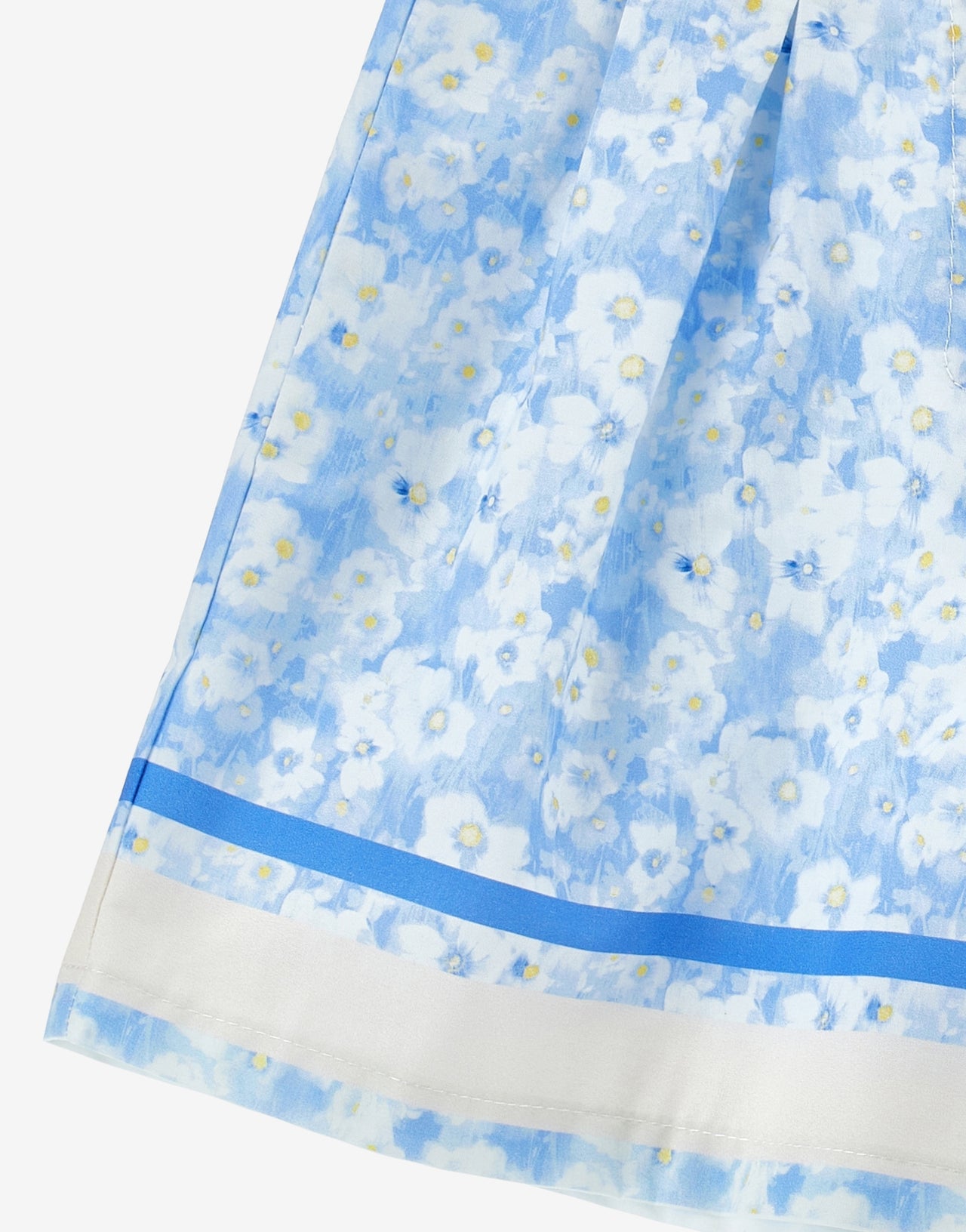 Bermuda en coton pour enfants avec impression de fleurs