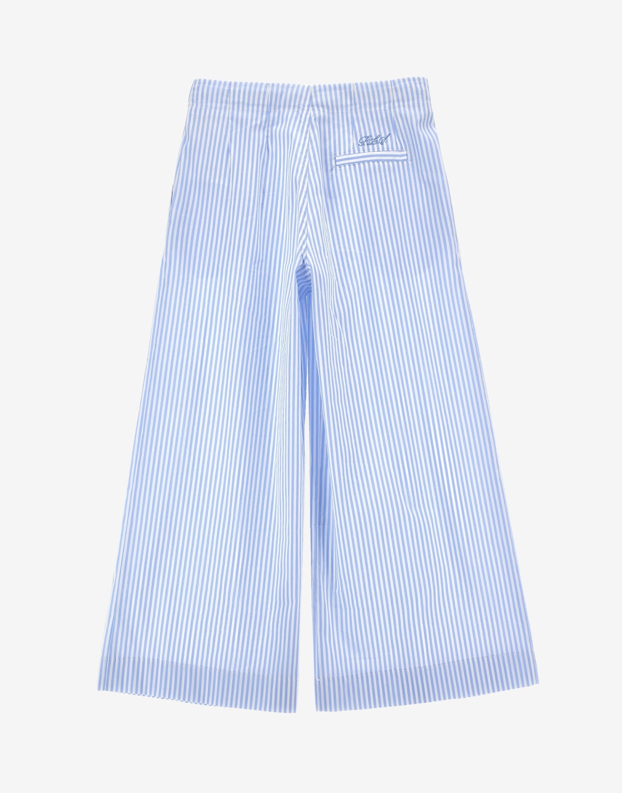 Pantalon large en coton rayé pour enfants
