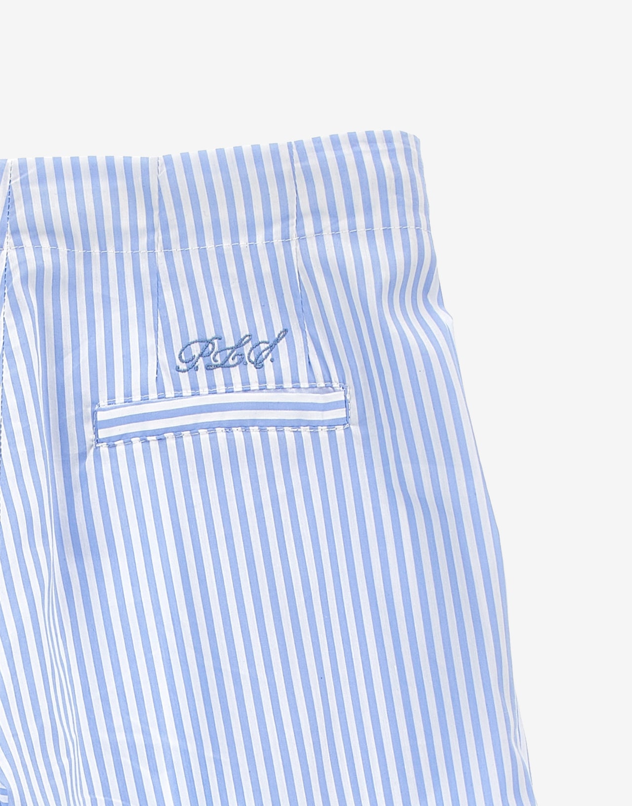 Pantalon large en coton rayé pour enfants