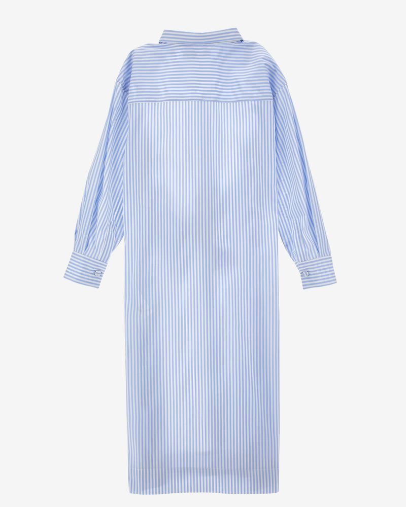 Gestreiftes Baumwollkleid für Kinder im Shirt-Design